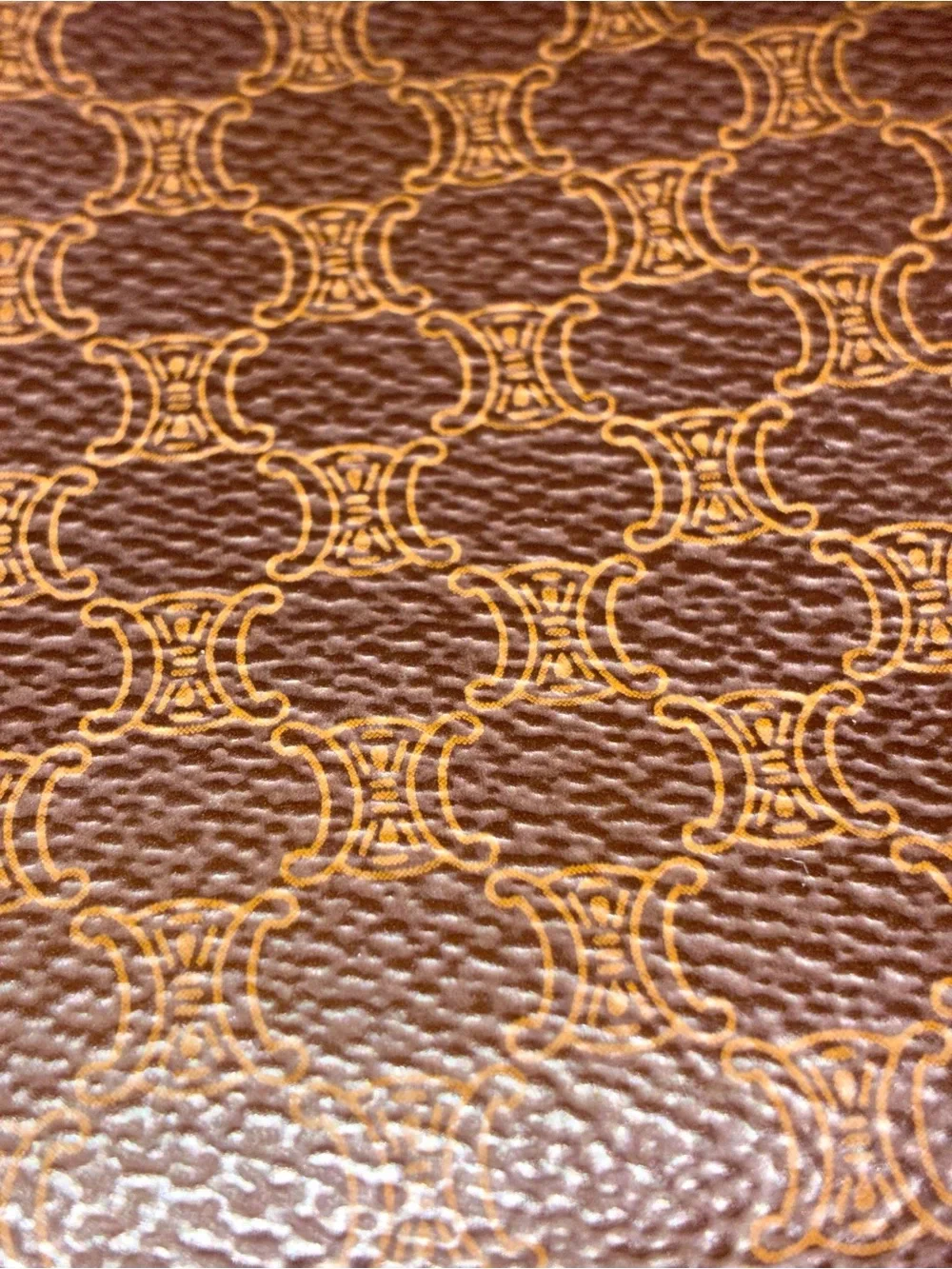 Celine Brown & Tan Monogram Tote